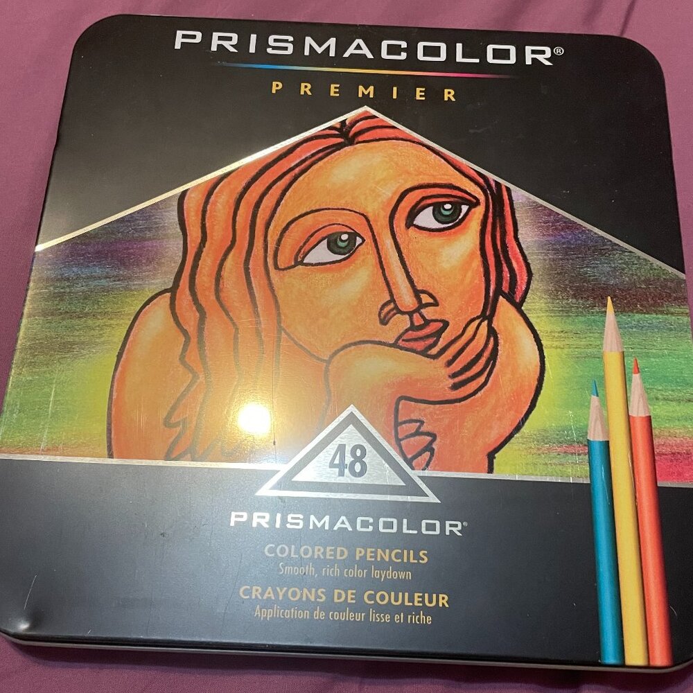 Prismacolor Premier 48 Soft Core Color Colored Pencils Lightly Used/ Almost NEW